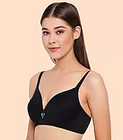 Enamor Vanish Curve Neckline With Lift Cup Women's Everyday T-Shirt Bra - Padded, Wirefree, High-Coverage - F065