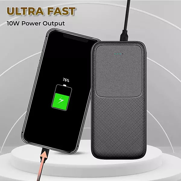 Stay powered with Lapcare IPB‑432: 10,000 mAh, 22.5 W fast charging, USB‑A & Type‑C ports, LED indicator & safety features. Slim, smart & portable.