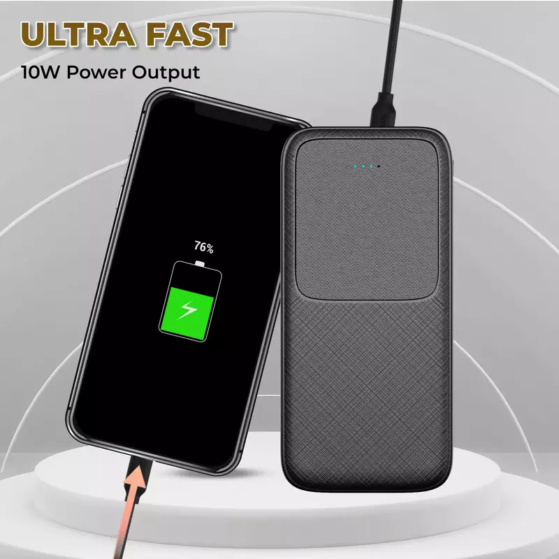 Stay powered with Lapcare IPB‑432: 10,000 mAh, 22.5 W fast charging, USB‑A & Type‑C ports, LED indicator & safety features. Slim, smart & portable.