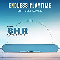 lapcare Enjoy up to 8 hours of stereo-rich sound with Lapcare MusiBar VI (LSB‑609): 16 W RMS, Bluetooth 5.3, AUX/TF/USB playback, ultra-light design