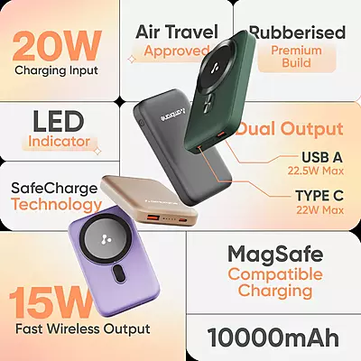 POWER BANK AMBRANE AEROSYNC PB12 BLACK