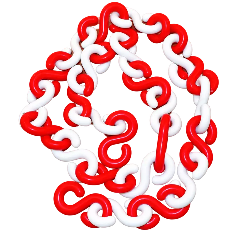 H2-CCC 8MM PLASTIC CONNECTING CHAIN