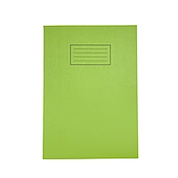 Janrax A4 Green 80 Pages Feint and Ruled Exercise Book