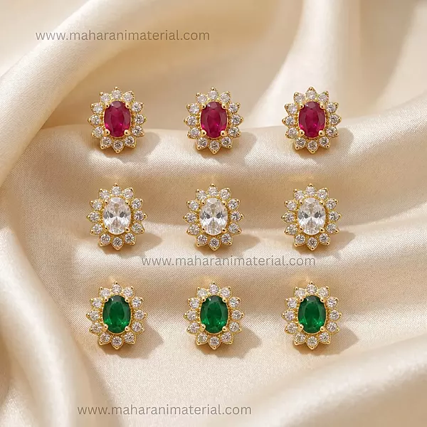 AD Oval Kundan