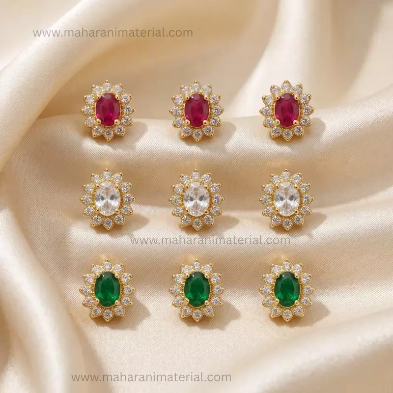 AD Oval Kundan