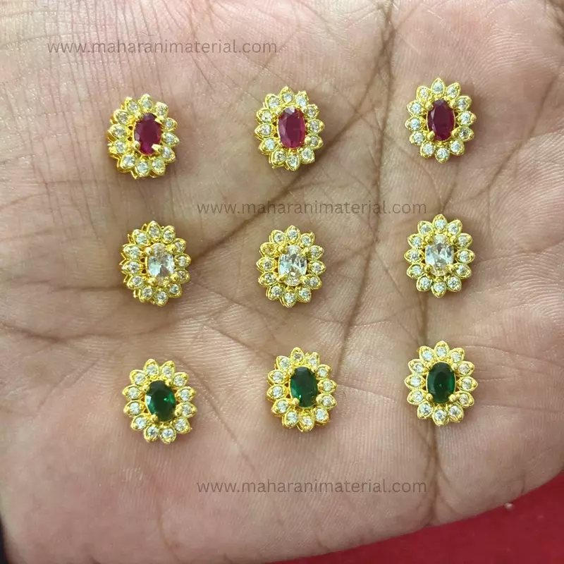AD Oval Kundan