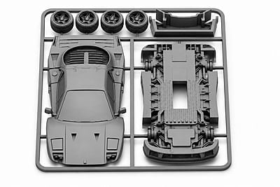 3D printed supercar model for display and collection