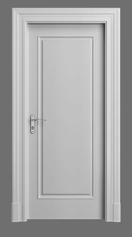 Classic Gray 3D HDHMR Moulding Door with Elegant Deco Paint