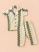 Cozy Textured Cotton Co-ord Set - (Assorted Colours) Cozy Textured Cotton Co-ord Set - (Assorted Colours)