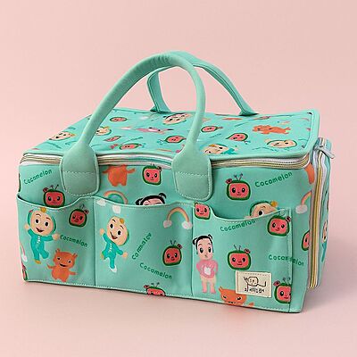 Zipper Diaper Caddy Organizer – Cocomelon Charm Zipper Diaper Caddy Organizer – Cocomelon Charm