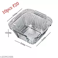 Square Foil Brownies 10pcs