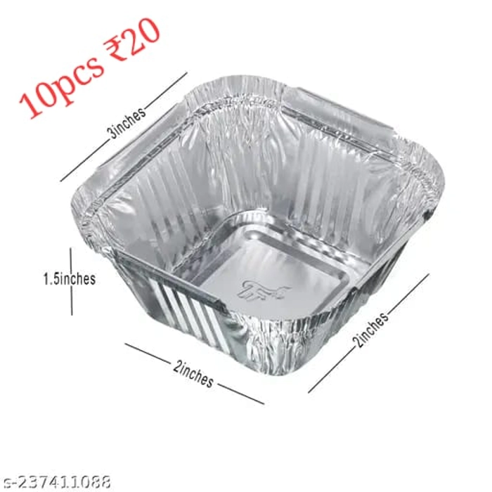 Square Foil Brownies 10pcs