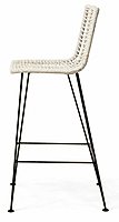 Diamond Weaved Bar Chair