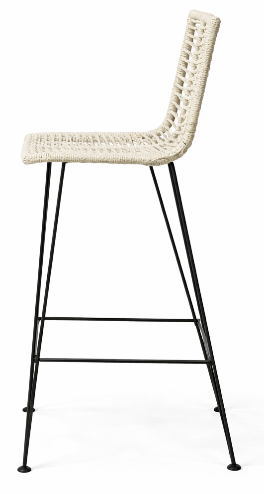 Diamond Weaved Bar Chair