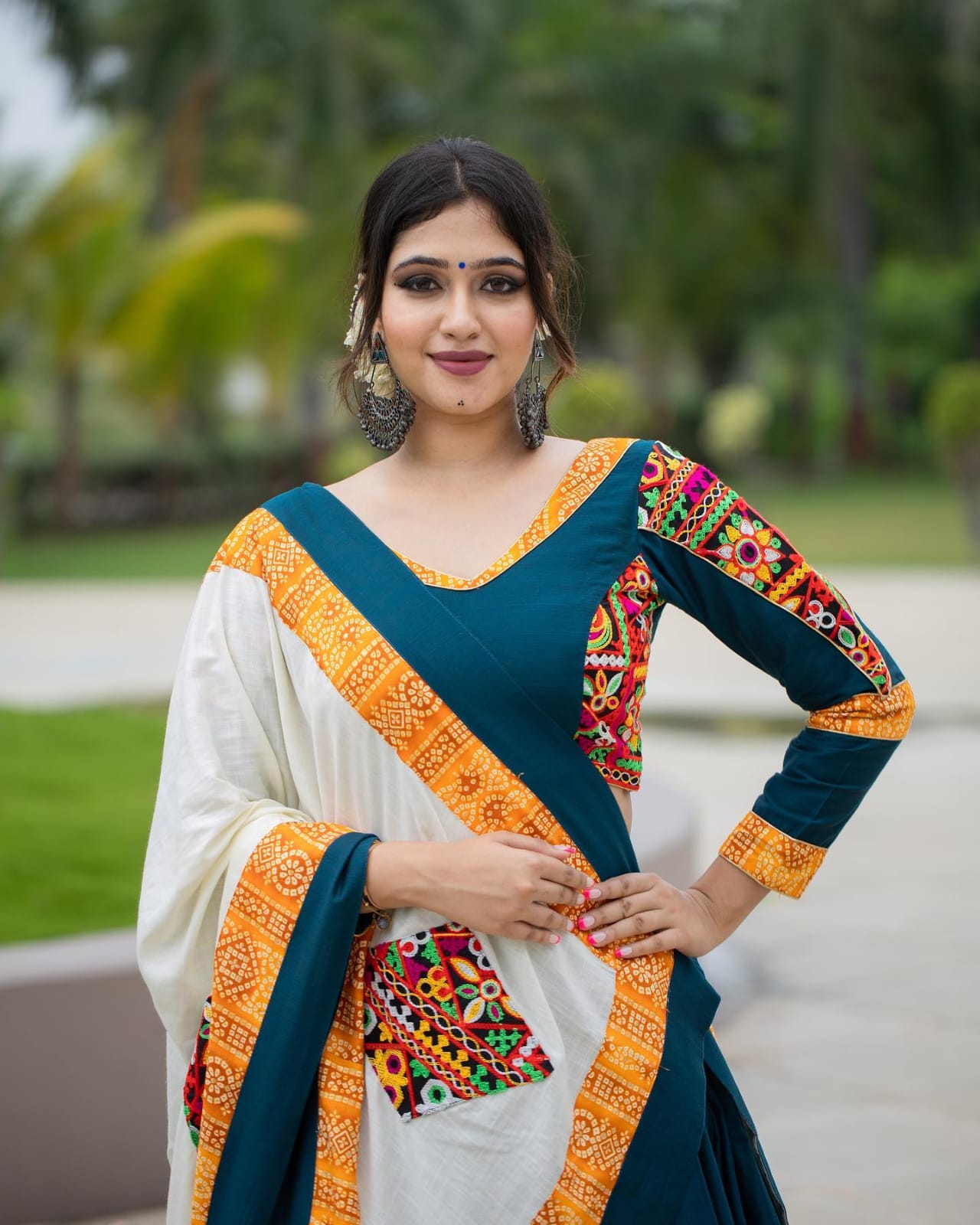 New Lounching Digital Print Muslin Cotton Lehenga Choli D.31