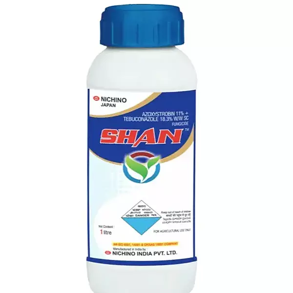 Shan (Azoxystrobin 11% + Tebuconazole 18.3% Sc)-(Nichino India)