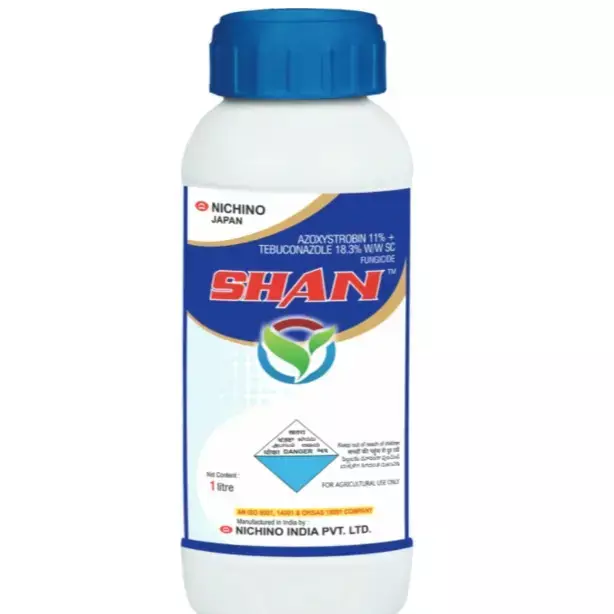 Shan (Azoxystrobin 11% + Tebuconazole 18.3% Sc)-(Nichino India)