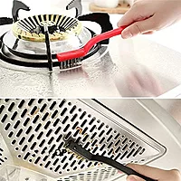 3-Piece Wire Brush Set (Nylon, Brass & Stainless Steel) for Rust, Grout & Stove Cleaning
