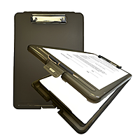 A4 Black Clipboard Box File - Storage Filing Case