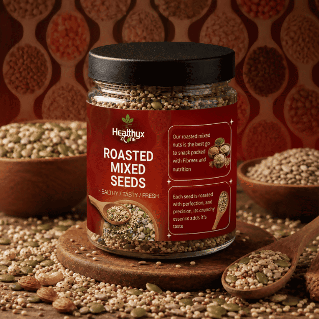 Roasted Mixed Seeds | Healthyx Zone