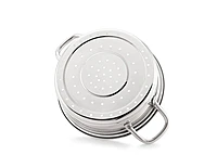 Sonu Stainless Steel Triply Base Steamer with Glass lid| Momo Maker| Vegitable Steamer