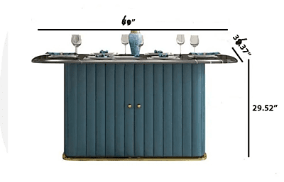 Vikinterio Classic Light Luxury Marble Dining Table Set with Storage Vikinterio Classic Light Luxury Marble Dining Table Set with Storage