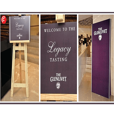 Wooden Easel Stand with Foam Board