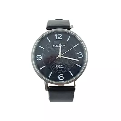 Cartisi & Custom Unisex Minimalist Watches with Black Straps