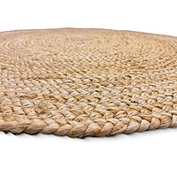 Handwoven Round Jute Rug