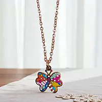Colorful Butterfly Necklace