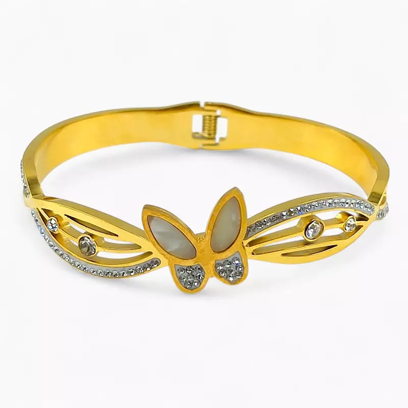 Anti-Tarnish Gold Plated Bracelets | Butterfly & Eye Designs