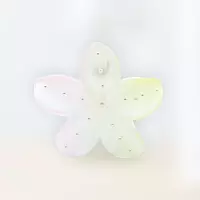 Gradient Flower Hair Claw Clip | Pink & Pale Yellow Floral Hair Accessory