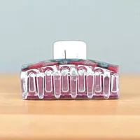 Elegant Printed Hair Claw Clip