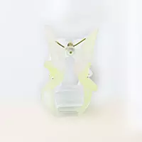 Gradient Flower Hair Claw Clip | Pink & Pale Yellow Floral Hair Accessory