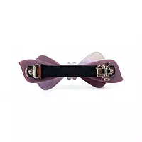 Elegant Lavender Bow Hair Barrette Clip for Women