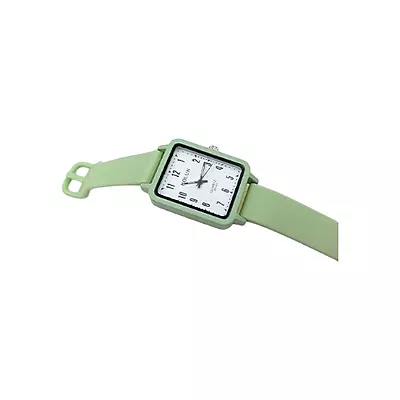 Bolun Sage Green Rectangular Watch - Minimalist Analog