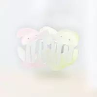Gradient Flower Hair Claw Clip | Pink & Pale Yellow Floral Hair Accessory