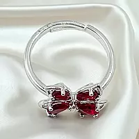 Elegant Butterfly Ring | Adjustable Silver-Plated Statement Jewelry