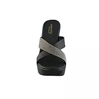 Amazing Crystal Platform Heels