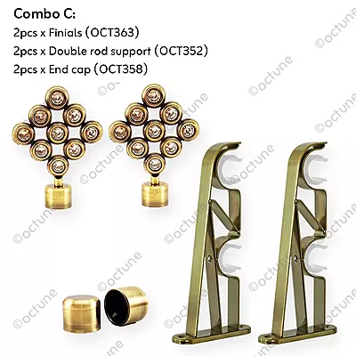 Octune Luxury Curtain Bracket | OCT363