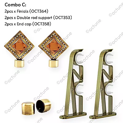 Octune Luxury Curtain Bracket | OCT364