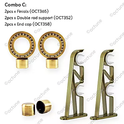 Octune Luxury Curtain Bracket | OCT365