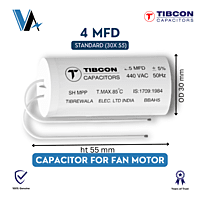 Tibcon 4.00 MFD Capacitor for Fan