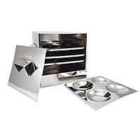 Onions Stainless Steel Cauka/Square/Cubic Idly cooker – FOR HOME USE ONLY