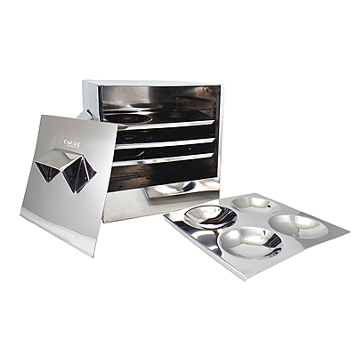 Onions Stainless Steel Cauka/Square/Cubic Idly cooker – FOR HOME USE ONLY