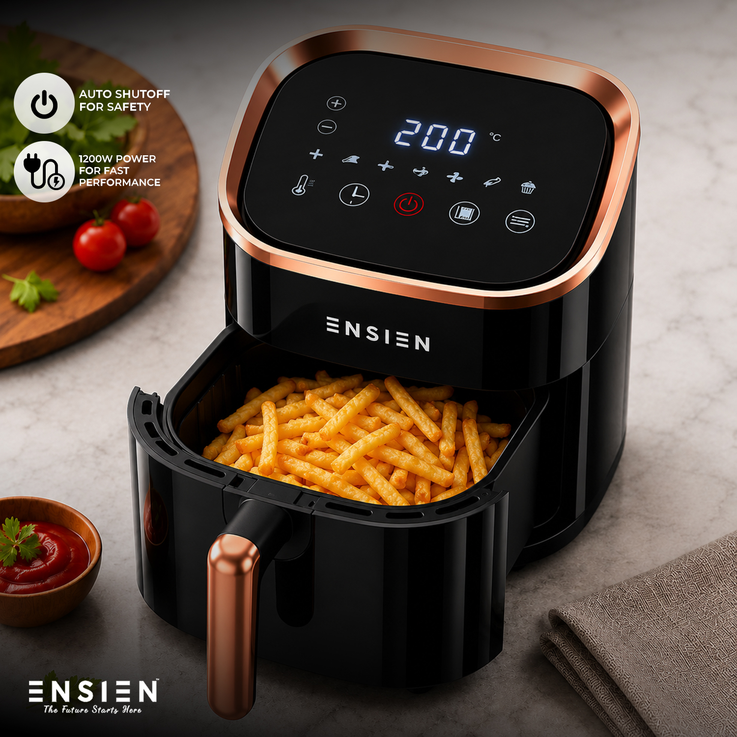 ENSIEN EN AF4.0L Air Fryer – 1200W