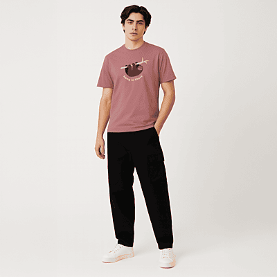 Hang In There Graphic T-Shirt | Dusty Rose