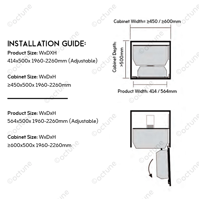 Octune Maxstore SS Pantry Unit
