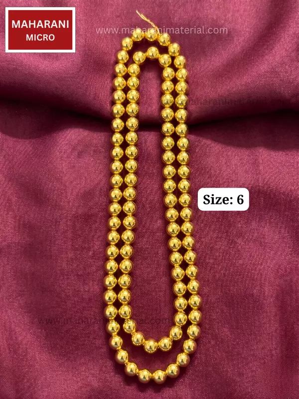 plain micro gold plated ball
