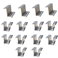 Solar Panel Mounting Clamp 40MM End Clamp & Mid Clamp